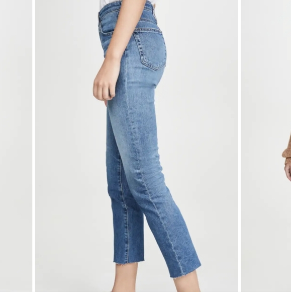 AG "the Isabelle" high rise straight crop jeans size 27, new with tags! - Picture 5 of 16